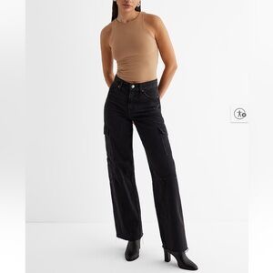 🌾 Express Body Contour High Compression High Neck Cropped Tank, XL